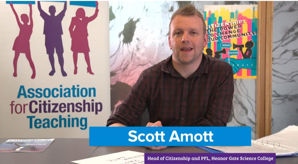 ACT, Scott Amott, Head of Citizenship and PFL, Heanor Gate Science College