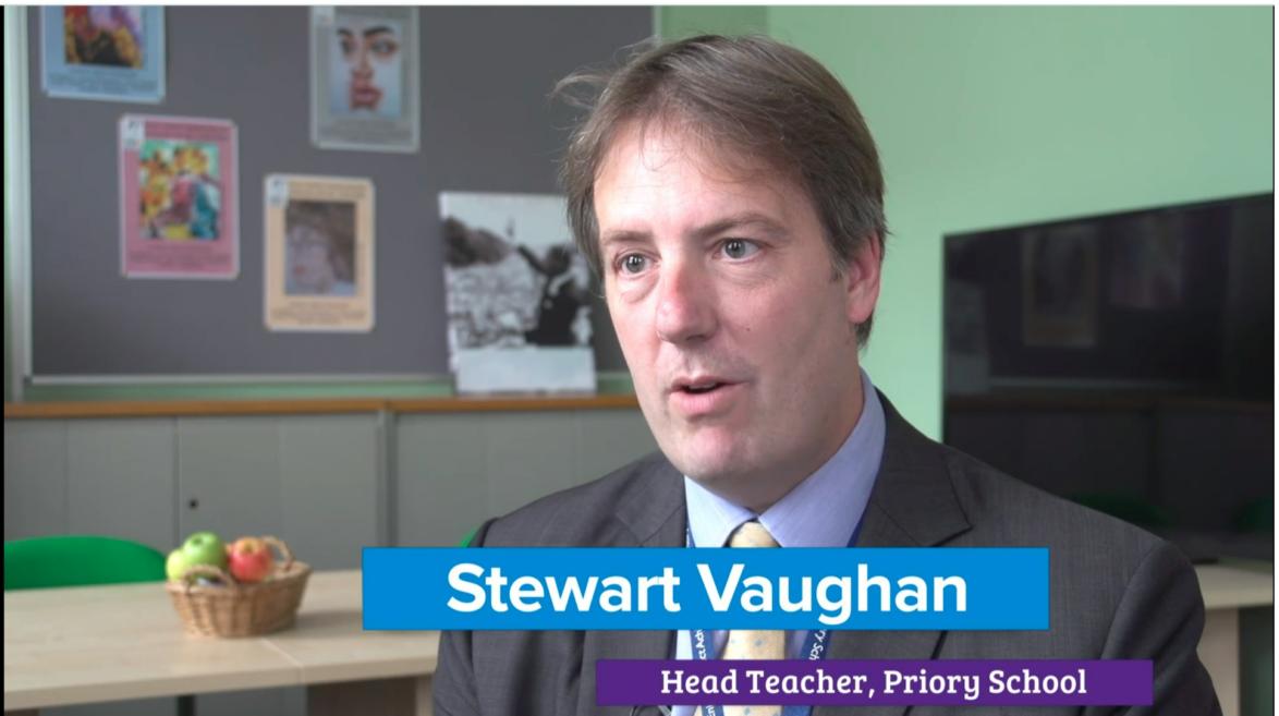 Image of Stewart Vaughan, Head Teacher of Priory School